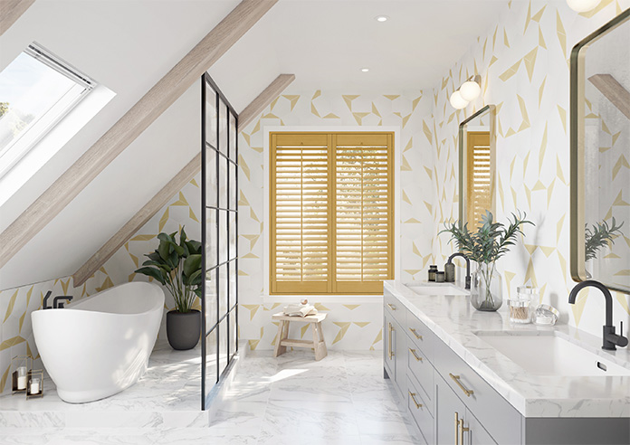 Kensington, Maple - Full Height Twist&Fit Plantation Shutter - Image 9